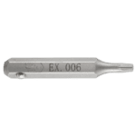 Facom EX.0 screw bit for Torx screws, model EX.006, made of durable metal for precision work.