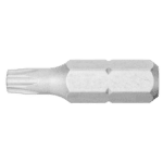 Close-up of a Facom EX.1 standard bits series 1 for Torx screws, showing the precision-machined tip and hex shank.