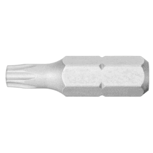 Close-up of a Facom EXP.1 standard bits series 1 for Torx Plus screws on a black background.