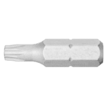 Close-up of a Facom EXR.1 standard bits series 1 screwdriver bit for resistorx screws, showing precision tip and durable construction.