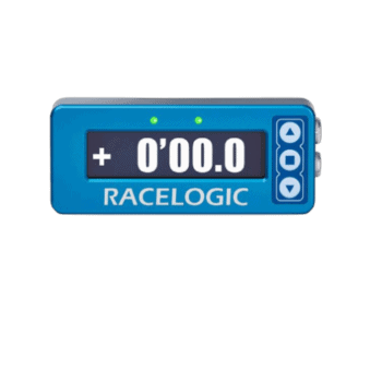 Racelogic VBOX 10 Hz GPS logger and pit lane timer device for motorsport timing and data logging.