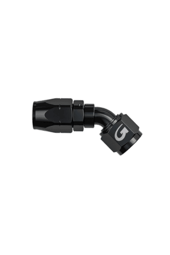 Close-up of a black racing helmet communication device with a flexible microphone arm, designed for Grand Prix racewear.