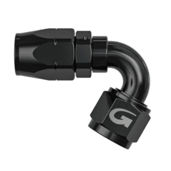 High-quality black racing car exhaust pipe with GPR Direct branding, designed for motorsport vehicles.
