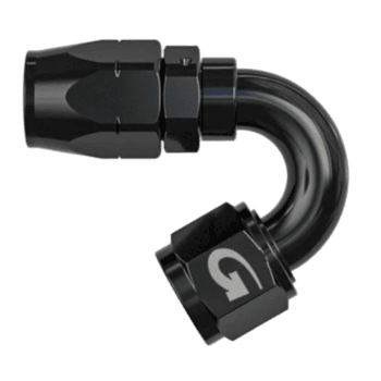 Black racing car exhaust pipe with GPR Direct branding, designed for high-performance motorsport vehicles.