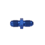 Blue Goodridge 3/8 Metric Convex Adaptor for racing and automotive fluid connections.