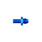 Blue Goodridge G-Line hose end straight male convex seat fitting for racing applications.