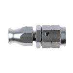 Close-up of a Goodridge -03 600 Swivel Female Convex fitting in metallic finish, showing detailed threading and design.