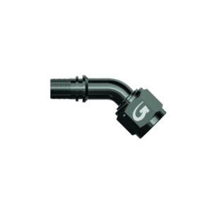 Grand Prix Racewear G-Flex 45° Swept Tube Female Concave Seat fitting for high-performance automotive applications.