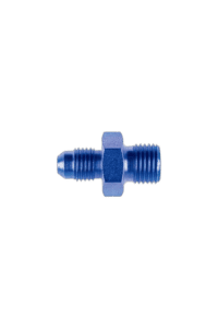 Blue Grand Prix Racewear fitting with 3/8x19 BSP thread for automotive or racing applications.