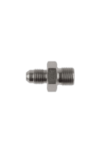Close-up of a metallic racing car part, possibly a fitting or connector, used in Grand Prix racewear for high-performance motorsport applications.