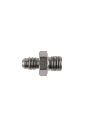 Close-up of a metallic racing car part, possibly a fitting or connector, used in Grand Prix racewear for high-performance motorsport applications.