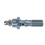 Goodridge -773 Banjo Bleed Nipple Bolt for racing brake systems, 3/8*24 JIC fitting, high-quality metal construction.