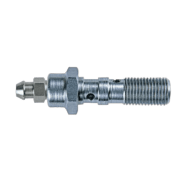 Goodridge -773 Banjo Bleed Nipple Bolt for racing brake systems, 3/8*24 JIC fitting, high-quality metal construction.