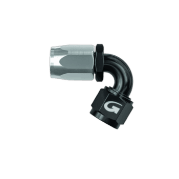 Goodridge G-Line Fitting 120° Swept Tube Female for high-performance automotive fluid systems.