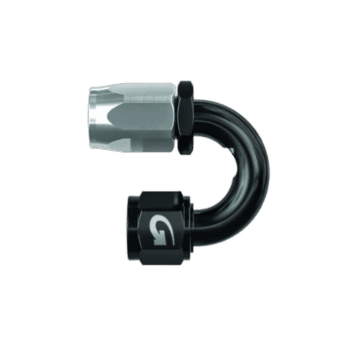 Goodridge G-Line Fitting 180° Swept Tube Female for high-performance racing applications.