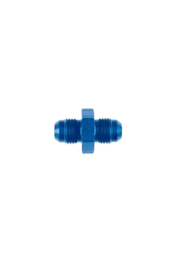 Blue racing fuel fitting for Grand Prix Racewear, designed for high-performance motorsport applications.