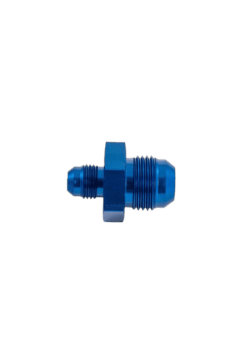 Blue anodised racing part for Grand Prix racewear, showcasing precision engineering and high-quality materials.