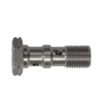 Goodridge -993 Metric Double Banjo Bolt for high-performance brake and fuel systems, made of durable metal with precise threading.