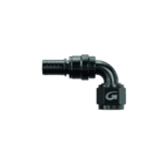Grand Prix Racewear G-Line Ultra Hose End Double Swivel Swept Tube 90° Female Concave Seat for racing hoses.