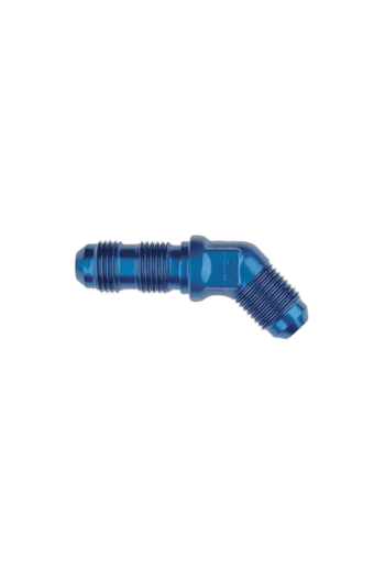 Blue anodised aluminium racing part for Grand Prix racewear, designed for high-performance motorsport applications.