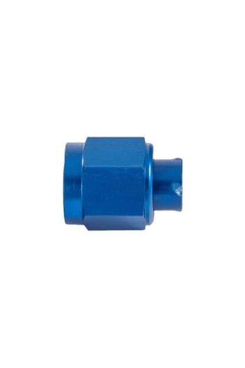 Blue racing wheel nut for Grand Prix Racewear, high-quality and durable for motorsport applications.