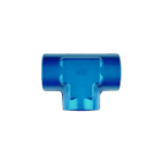 Blue Grand Prix Racewear Goodridge Equal JIC Female Tee Adaptor for racing and automotive applications.