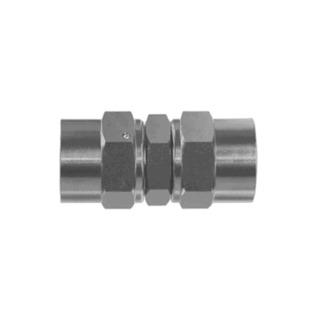 Close-up of a metal racing connector used in Grand Prix racewear for high-performance vehicle assembly.