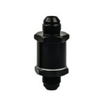 Black GOODRIDGE Alloy Check Valve for racing applications, compact and durable design.
