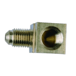 Close-up of a metal screw with a square head and threaded shaft, used in racing car assembly and maintenance.