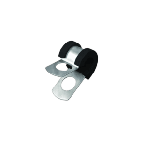 High-quality racing car battery terminal connector with metal clamps and rubber insulators for secure electrical connection.