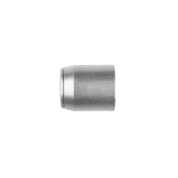 Close-up of a silver Grand Prix Racewear G-Line Draw Swage Collar for 4000 Series fittings.