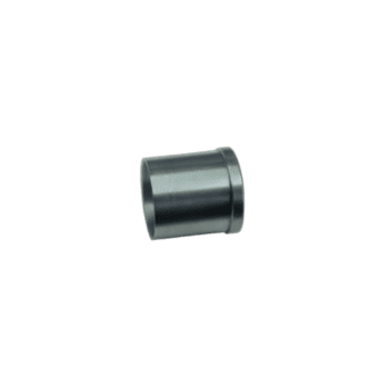 Close-up of a metal crimp collar used for secure hose connections in racing applications.