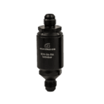 Grand Prix Racewear FIA approved Goodridge Roll Over Valve for vehicle safety, 160mbar pressure rating, black finish.