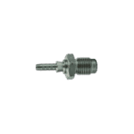 Close-up of Goodridge S445 straight male dual seat fitting for racing vehicles, showcasing precision engineering and durable materials.