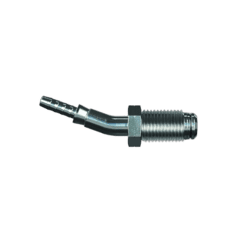 Grand Prix Racewear 20° Male Swivel Metric Dual Seat Fitting for motorcycle fuel lines.