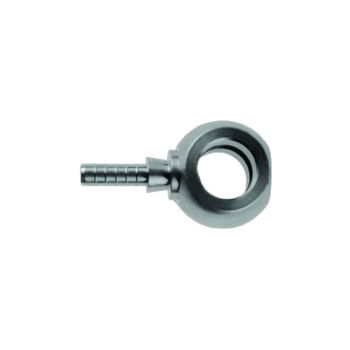 Goodridge Banjo fitting for hydraulic brake systems, high-quality metal construction, suitable for racing and automotive applications.