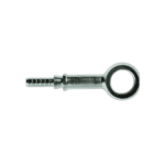 Close-up of a Goodridge S5092 Straight Banjo Extended Neck fitting, metallic and detailed for high-performance automotive use.