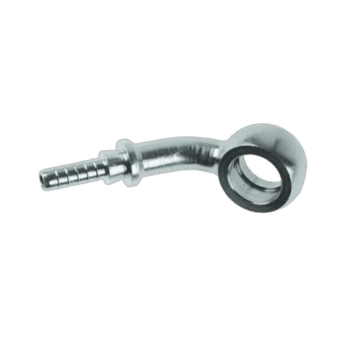 Goodridge 45° Banjo Extended Neck fitting for high-performance brake and hydraulic systems.