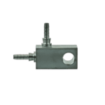 Grand Prix Racewear 90 degree hose tee with bolt lug for racing applications.
