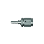 Goodridge S6001 straight female concave seat fitting for racing applications, durable metal construction.