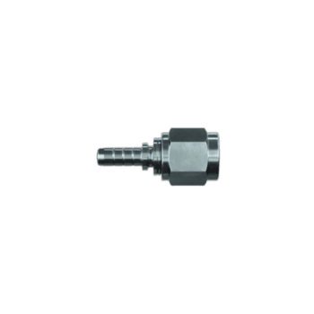 Goodridge S6001 straight female high pressure concave fitting for racing and automotive applications.