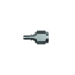 Goodridge S6001 straight female fitting for hydraulic and brake systems, made of durable metal with precise threading.