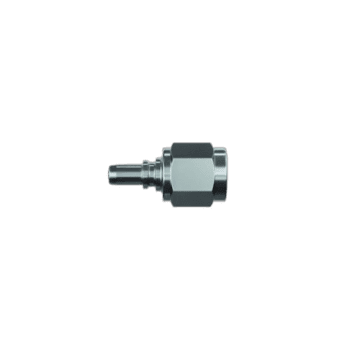 Goodridge S6001 straight female fitting for hydraulic and brake systems, made of durable metal with precise threading.