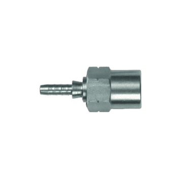 Close-up of a metal straight female concave seat fitting for racing applications, showcasing precision engineering and durable construction.
