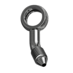 Grand Prix Racewear 45 Degree Left Compound Banjo Adaptor with 10mm Hole, high-quality automotive fitting for racing applications.