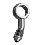 Grand Prix Racewear 45 Degree Right Compound Banjo Adaptor with 10mm hole, high-quality automotive fitting for racing applications.