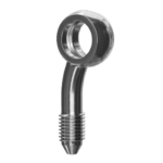 Grand Prix Racewear 20 Degree Side Banjo Adaptor with 10mm hole, made of durable metal for racing applications.