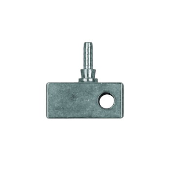Grand Prix Racewear motorcycle convex block adaptor with M10x1.00 fitting for secure connection.