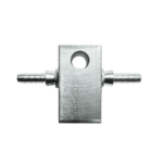 Grand Prix Racewear motorcycle fitting with M10x1.00 thread and concave design for secure connection.