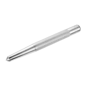 Facom Centre Punch 256.2.5 in polished metal with textured grip for precision marking.